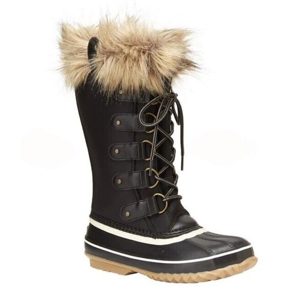 NEW JBU by Jambu Bella Faux Fur Trim Cozy Duck Boot Size 9 Women’s Mid Calf - Picture 1 of 11
